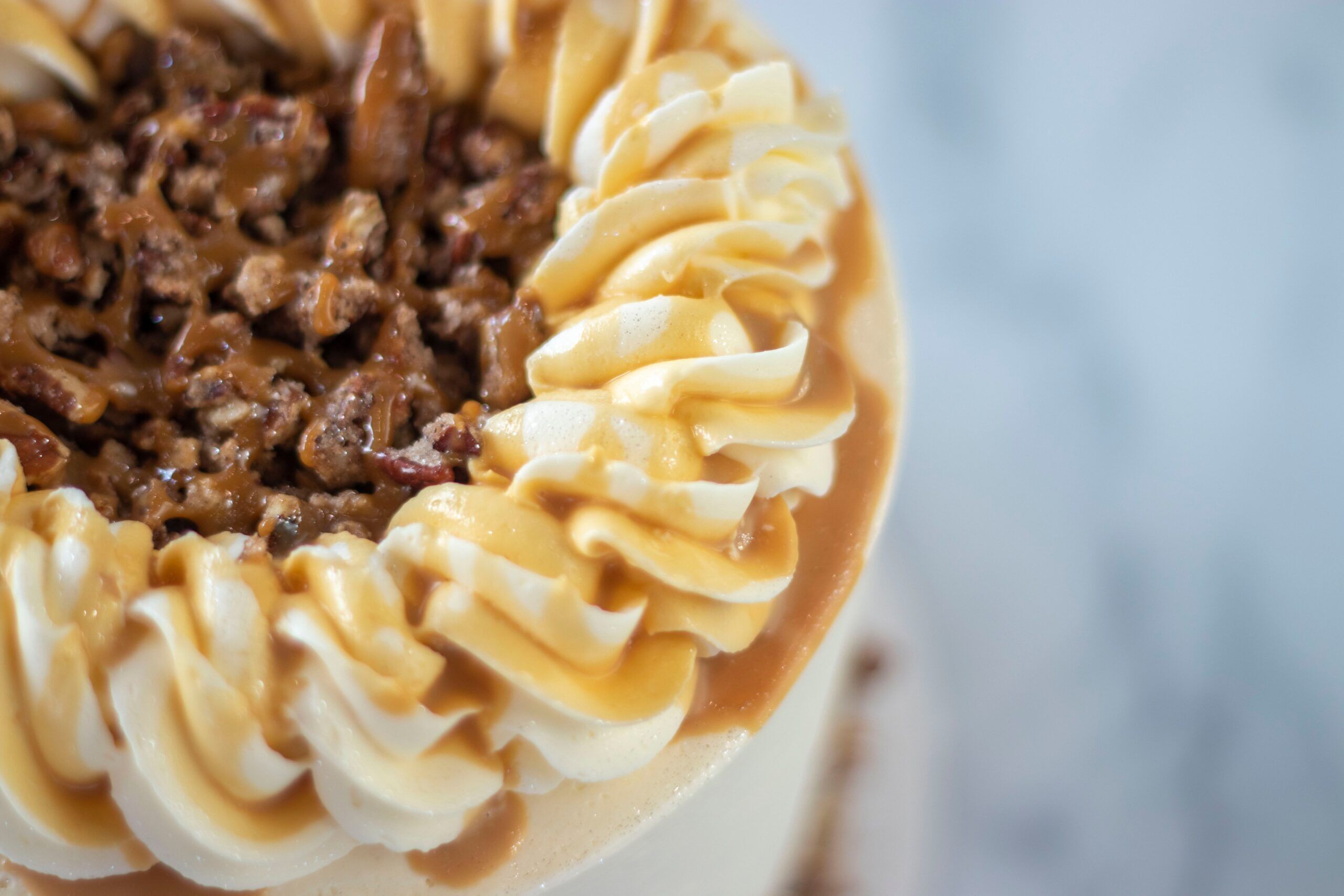 Salted Caramel Pumpkin Three Layer Cake - Image 3