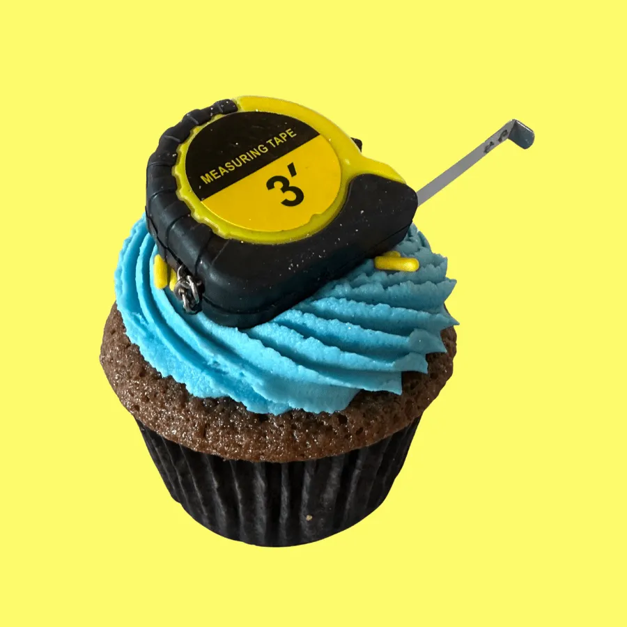 "Let's Build" Cupcake - Image 1