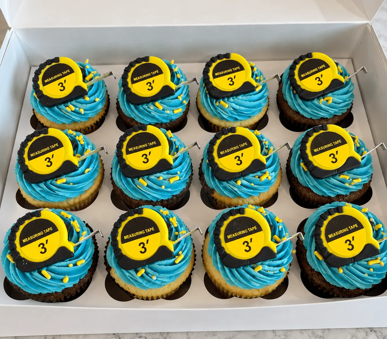 "Let's Build" Cupcake - Image 1