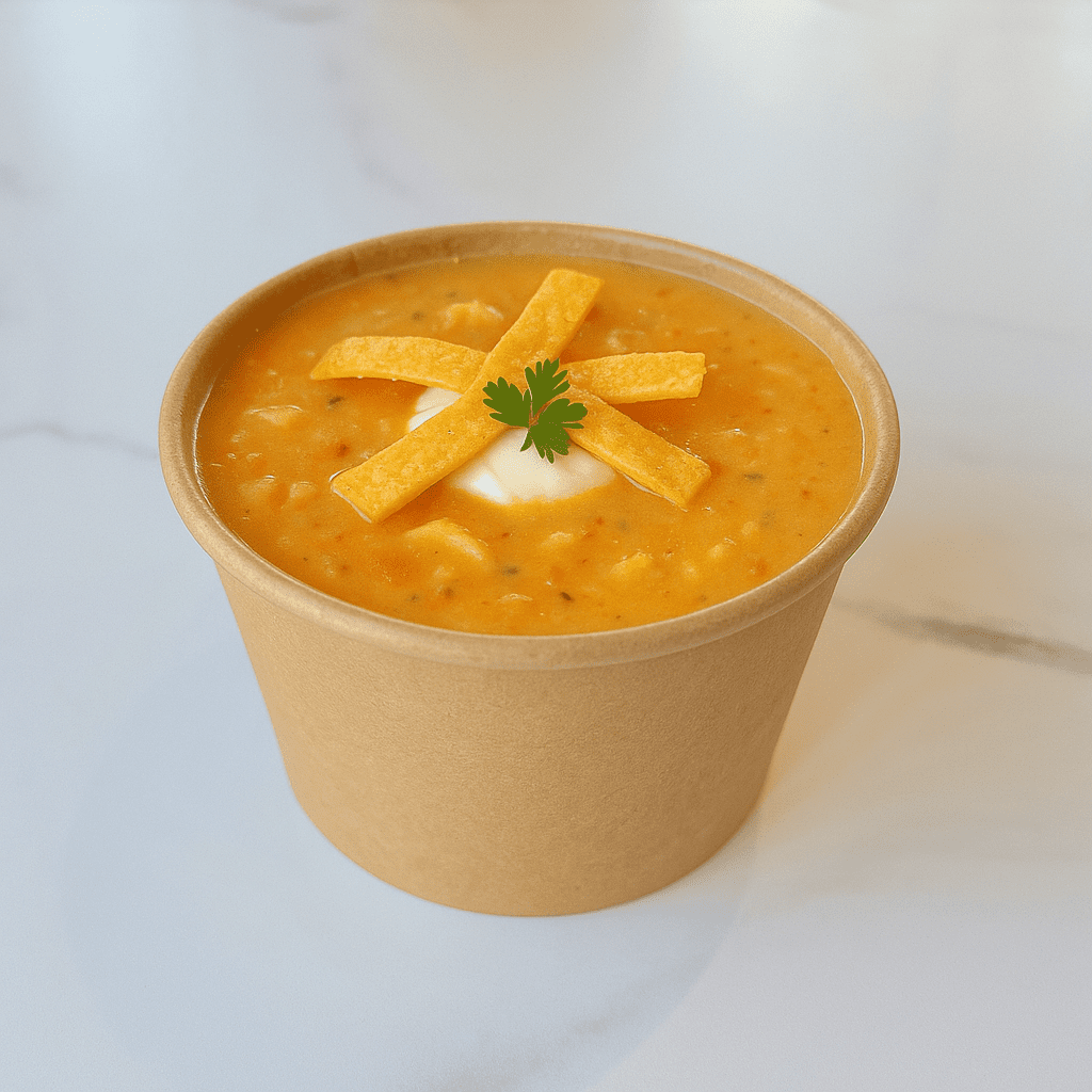 Cheesy Chicken Tortilla Soup