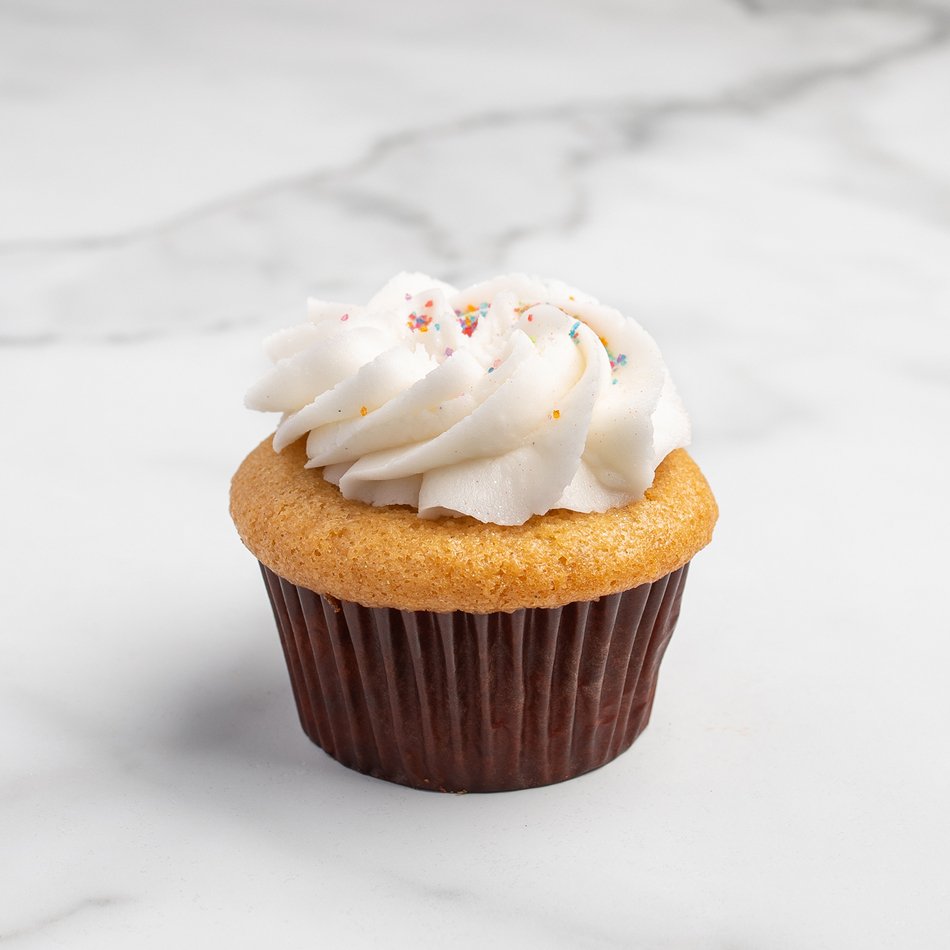 Vanilla-Almond Vanilla (Vegan) | Oh My Cupcakes!