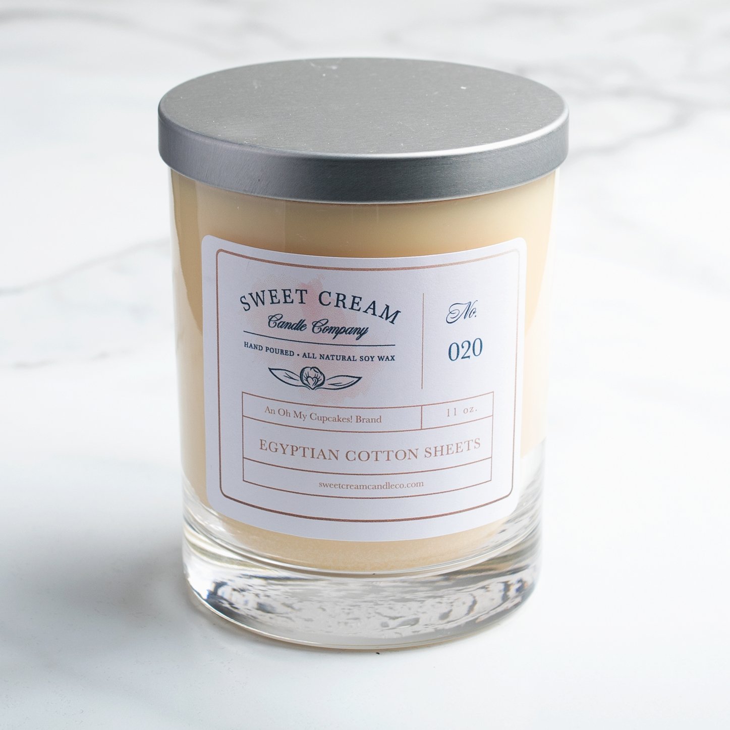Egyptian Cotton Sheets Soy Candle – 11 oz