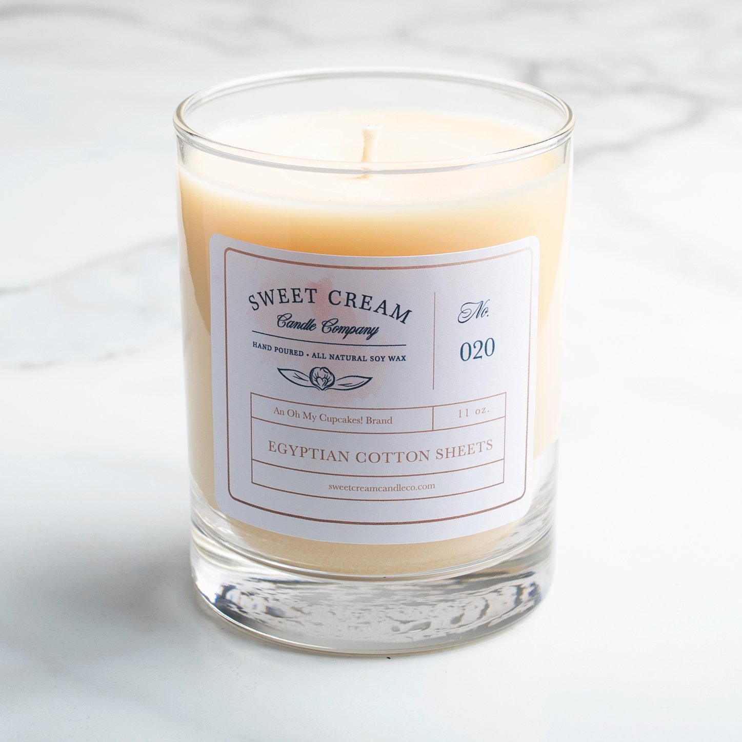Egyptian Cotton Sheets Soy Candle – 11 oz