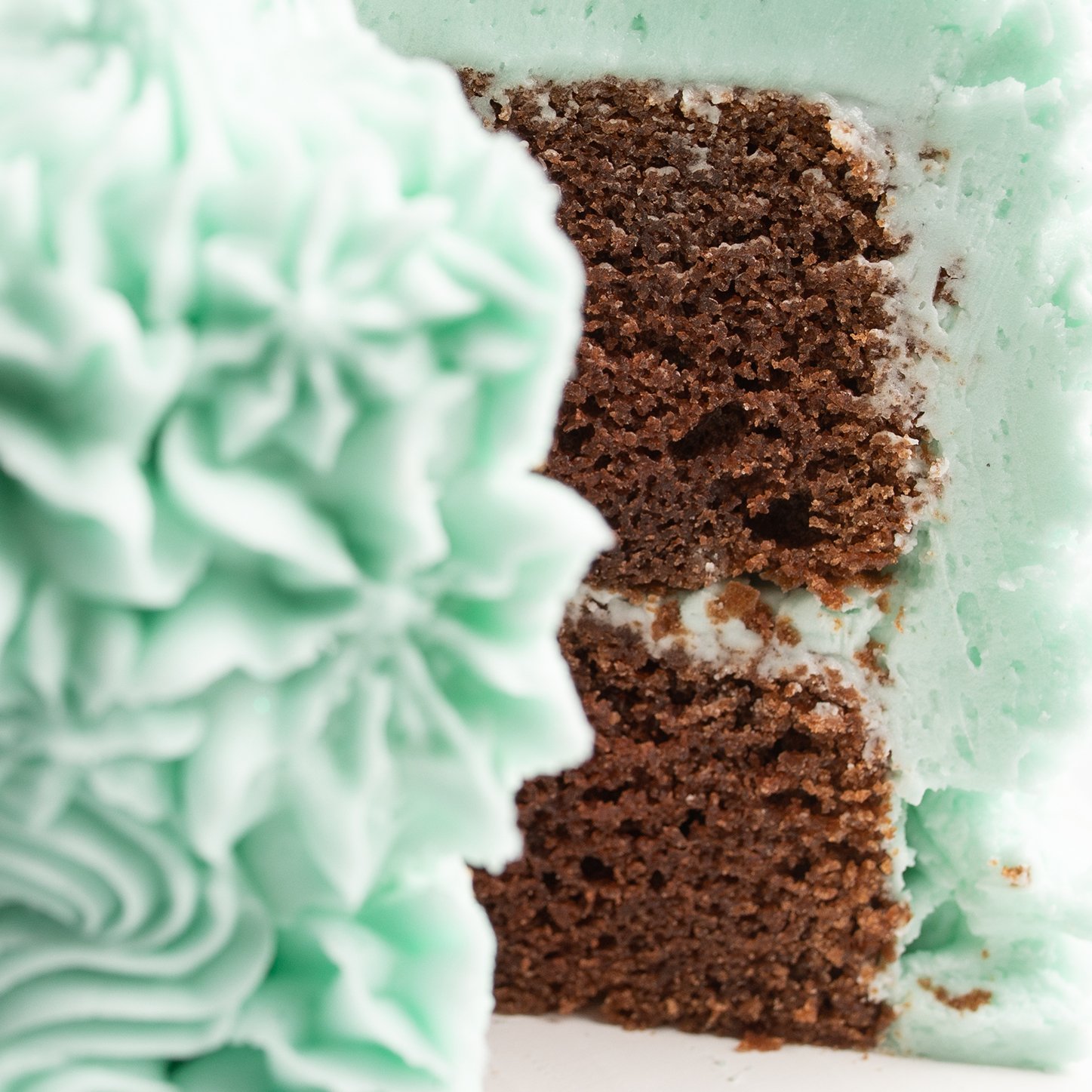 Rosette Cutting Cake