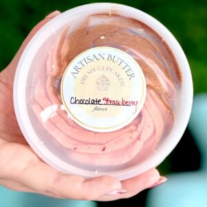 Strawberry-Cocoa Swirled Whipped Butter